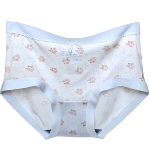 彩田冰丝印花中腰16215中高腰16216包臀石墨烯速干抑菌裆平脚包臀