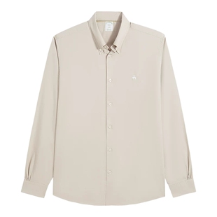 Brooks Brothers/布克兄弟男秋季款商务通勤气质修身长袖休闲衬衫