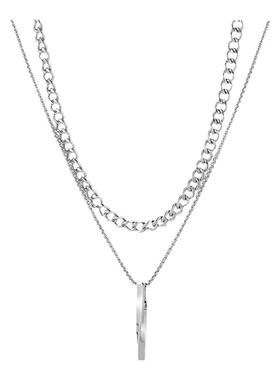 双层叠戴吊坠配饰2024新款爆款