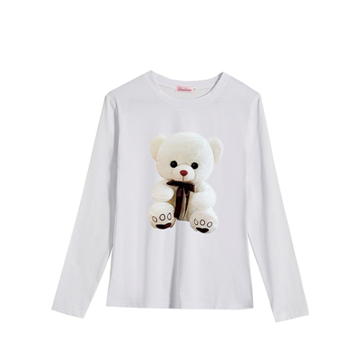 春秋新款长袖T恤女装胖mm大码秋季上衣韩版宽松学生秋衣女打底衫