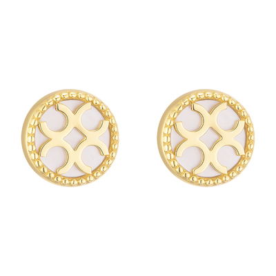 OrangeCube幸运马蹄耳饰925银