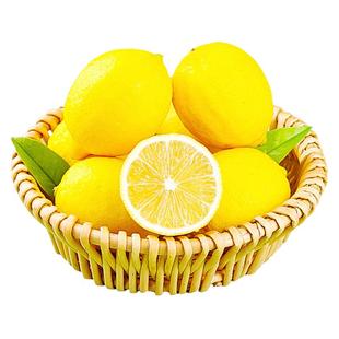 华秧安岳黄柠檬5斤新鲜水果当季现摘皮薄一二级香水小青金桔柠檬