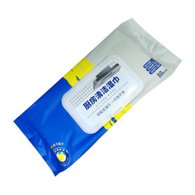 比比贝厨房湿巾去油去污家用加厚