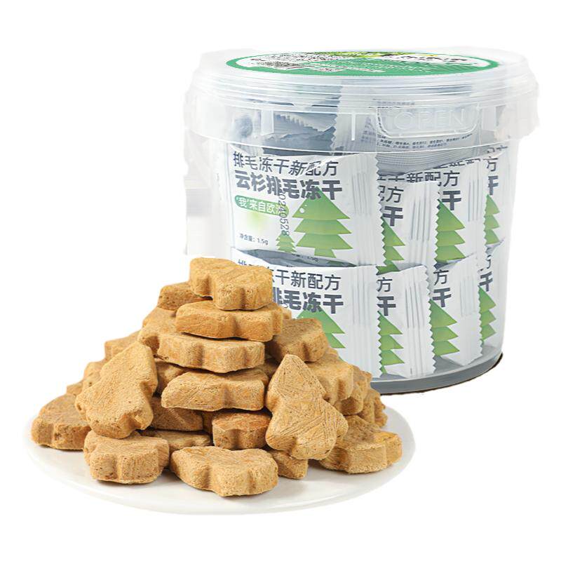 味当家冻干猫零食云杉排毛冻干鸡肉猫咪零食毛球克星猫草化毛球片