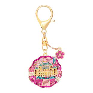 福建厦门文创钥匙扣城市旅游纪念礼品大学鼓浪屿双子塔国潮AR挂件