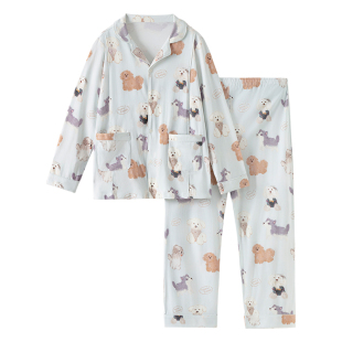 欢喜小熊孕妇睡衣长袖月子服套装春秋天产后哺乳衣产妇家居服冬季