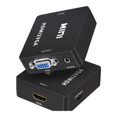 鹏迪HDMI转VGA单向传输转换器