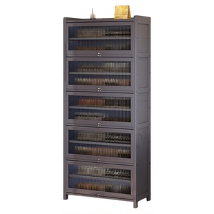 带锁鞋柜家用门口收纳柜一体靠墙楼道门外走廊防尘鞋架防盗储物柜