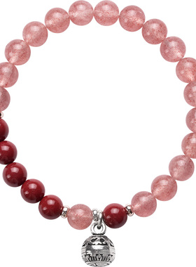 手串朱砂草莓晶女朱砂手串