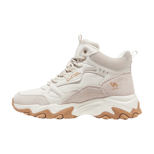 骆驼远途运动鞋女士冬季女鞋加绒棉鞋女款防滑休闲鞋户外登山鞋女