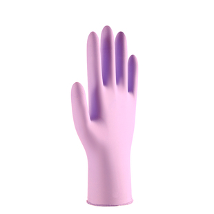 一次性手套丁腈乳胶XS码儿童手小女士贴手紧凑食品级餐饮家务干活