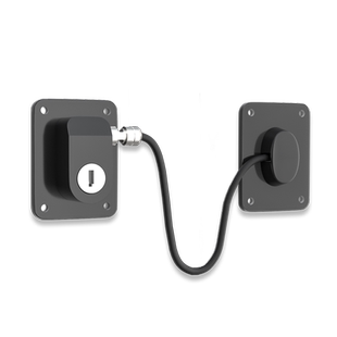 铝合金防护门窗防开窗户儿童安全锁免打孔固定防盗平开窗限位器