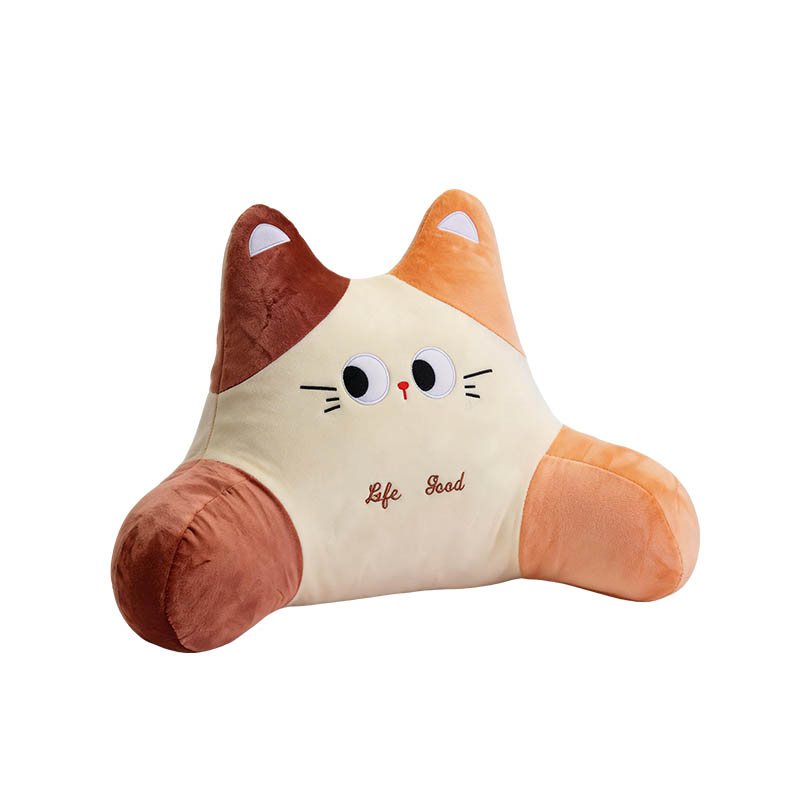 卡通猫咪办公室久坐护腰靠垫