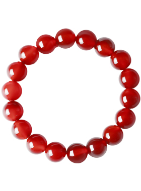 【多色可选】马年红色玛瑙手串
