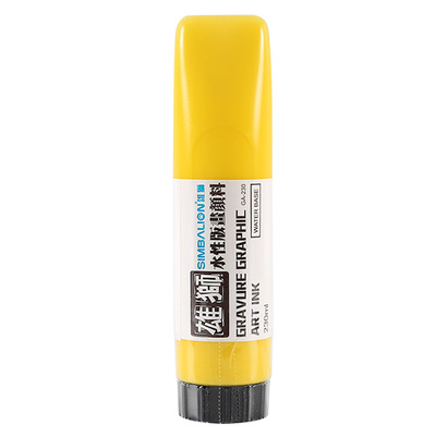 台湾雄狮8色230ml水性木刻版画