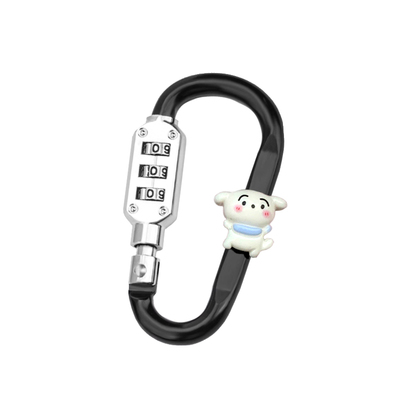 电动摩托车防盗锁山地自行车头盔密码锁安全帽子锁挂钩密码锁