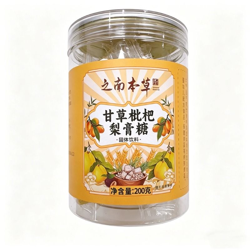 百草梨膏糖化橘红胖大咳润枇杷秋梨膏润喉清肺甘草教师节礼物嗓子