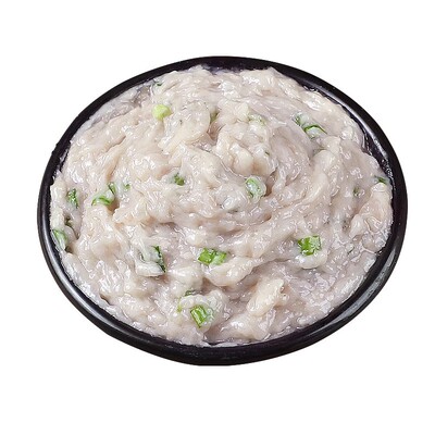 鲅鱼水饺馅新鲜饺子馅海鲜水饺馅5斤鲅鱼馅鱼丸鱼滑馅鲅鱼含量80%