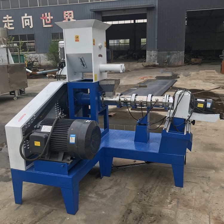 狗粮鱼饲料膨化机豆腐猫砂生产线物料混合粉碎搅拌饲料颗粒机