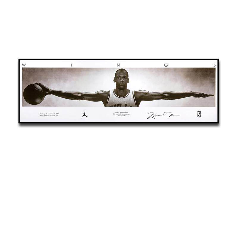 nba球星科比乔丹相框卧室床头