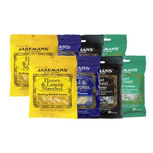 【自营】Jakemans蜂蜜柠檬糖英国进口润喉糖薄荷糖桉叶教师节礼物