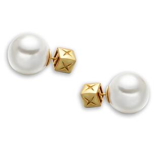 vk饰品珍珠耳饰女镀18k金耳环轻奢高级感法式气质女性小众礼物