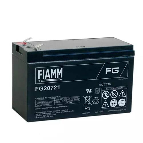 FIAMM蓄电池FGG2072112V7.2AH消防照明UPS电源配套EPS电源
