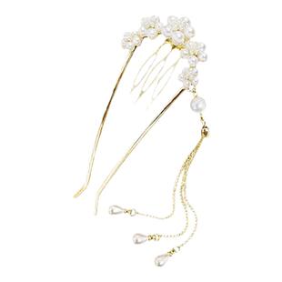 古典珍珠款流苏步摇发簪新中式古风女士高级感簪子汉服盘发器发饰