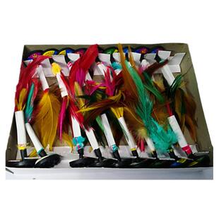 鸡毛毽子太仓新健牌小花毽耐踢比赛毽球幼儿园儿童学生成人健身毽