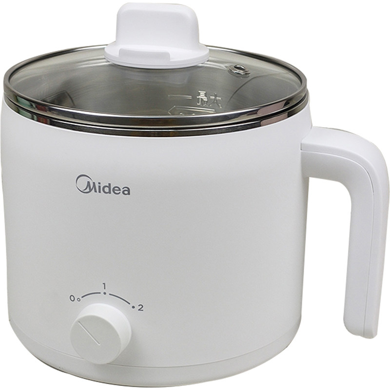 Midea/美的MC-DY16Easy101小电锅迷你寝室煮面神器多功能电热火锅