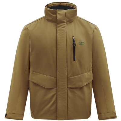 【三防】CAT卡特25秋冬新品男士户外工装防风防水防污棉服外套