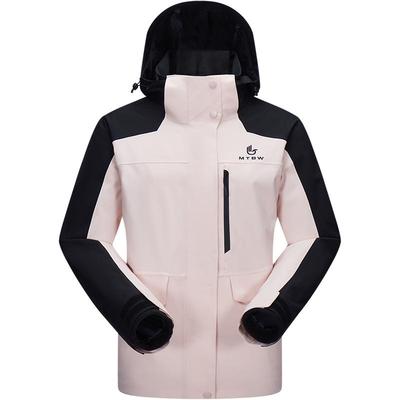 美特斯邦威三合一抓绒内胆冲锋衣