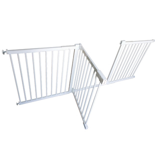 免打孔全自动关门安全门栏加长楼梯过道防护栏围栏加长超长加高