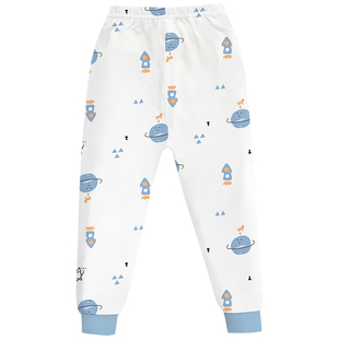 小青龙儿童纯棉抗菌秋裤男女童中大童宝宝棉毛裤春秋全棉保暖长裤