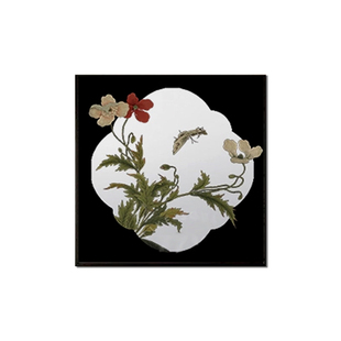 法式复古镜子装饰画客厅挂画高级感中古风餐厅壁画镜面桌面摆件