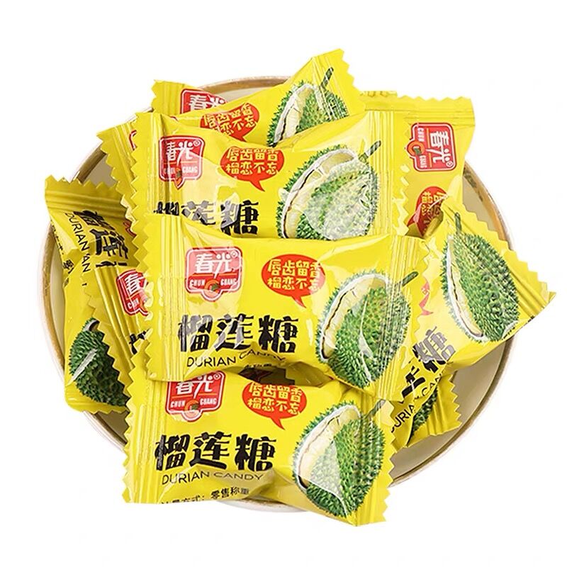 榴莲味硬糖海南硬糖春光