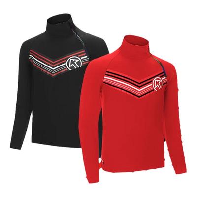 BIGK 大K官方旗舰店 FLAME秋冬款男女款火焰运动跑步加绒保暖长袖