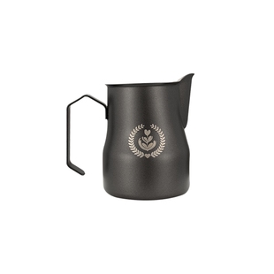 MUVNA意式咖啡打奶杯304不锈钢大肚打奶缸350/450ml拉花杯奶泡杯