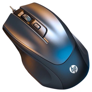 惠普HP鼠标有线M150笔记本台式电脑办公家用游戏电竞专用有声