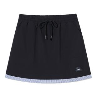 PSO Brand女装【假两件】可爱小狗风衣短裙夏季百搭工装半身裙潮