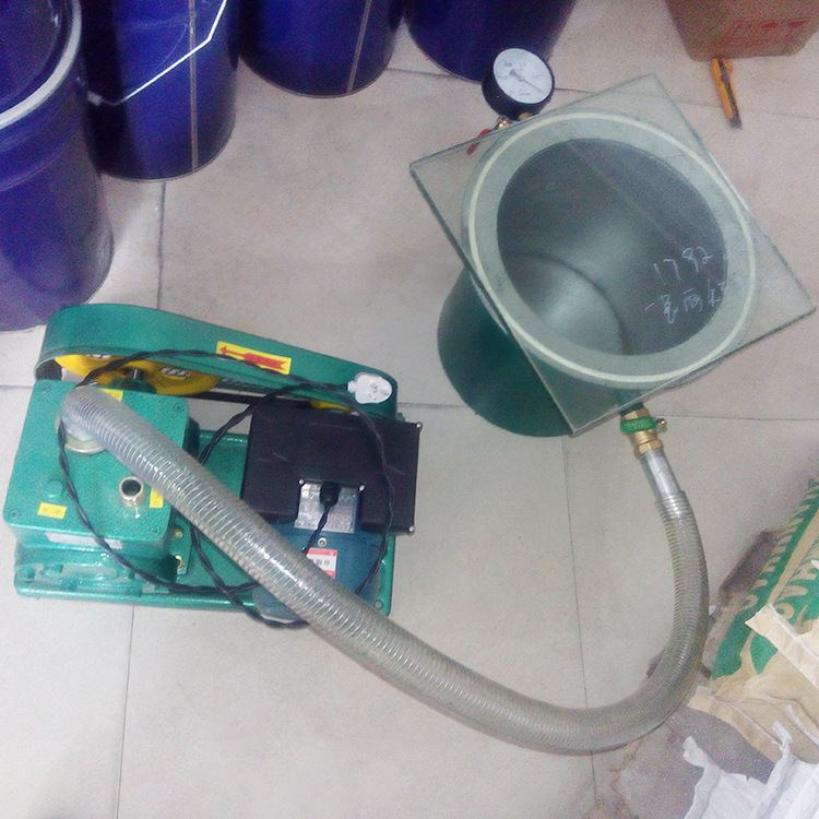 供应旋片真空泵 工艺品脱泡用真空桶 脱泡真空泵 小型真空消泡机