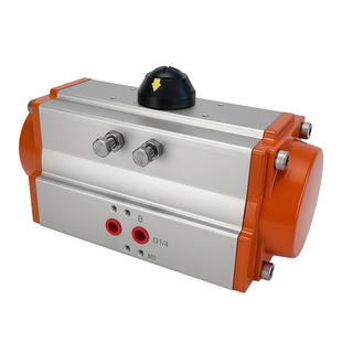 博镭自控AT气动执行器大扭矩单双作用304不锈钢密封可靠厂家直供