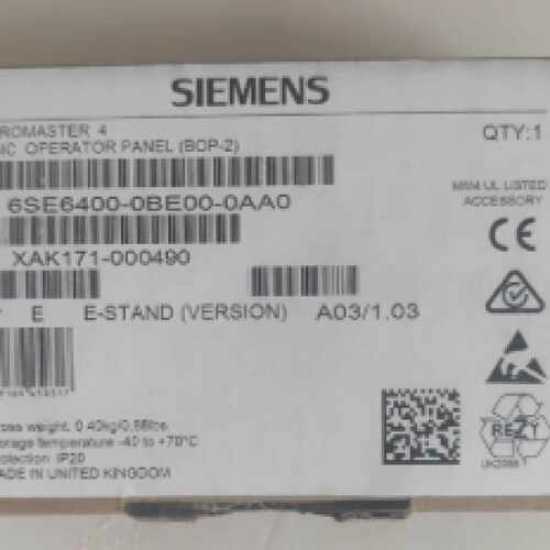 议价西门子全新变频器基础操作面板大量现货6SE6400-0BE00-0AA0