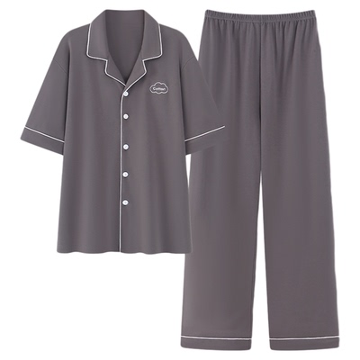 俞兆林睡衣男款纯棉夏季家居服