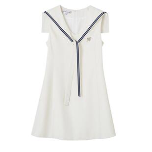 SOMESOWE连衣裙女士海军领撞色无袖背心短裙2025夏季新款官方授权