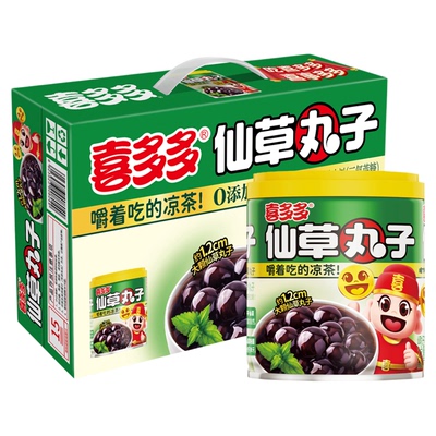 喜多多仙草丸子200g*12罐装