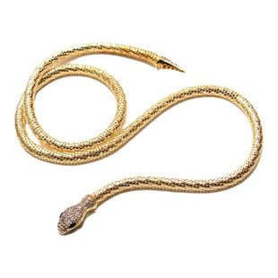 欧美夸张蛇形项链手镯套装 夜店摇滚风个性潮女大牌项链手镯