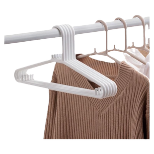 茶花无痕衣架家用挂衣塑料成人宿舍用学生防滑衣服挂架晾晒衣撑子