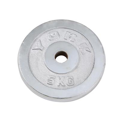 电镀15公斤小孔练习臂肌哑铃片