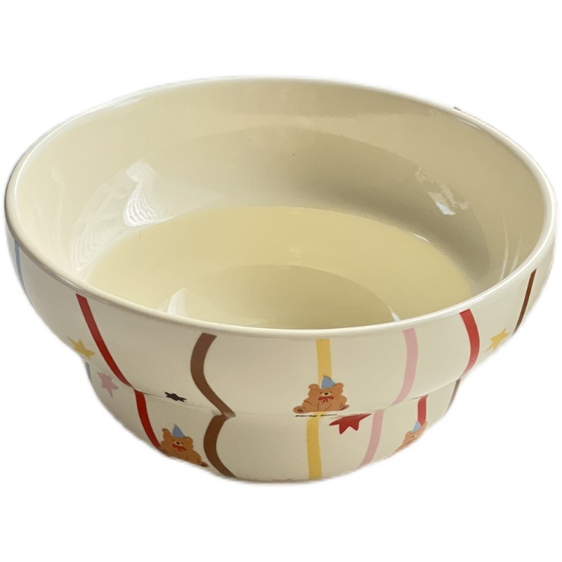小陶器可爱波点陶瓷餐具米饭碗水杯手握杯子甜品酸奶碗早餐牛奶杯